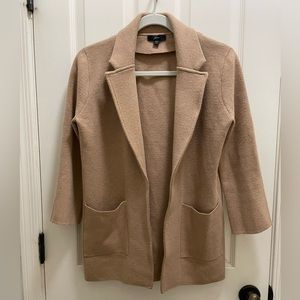 J.CREW Sophie Open-Front Sweater Blazer Merino Blend Size XXS, fits more like XS